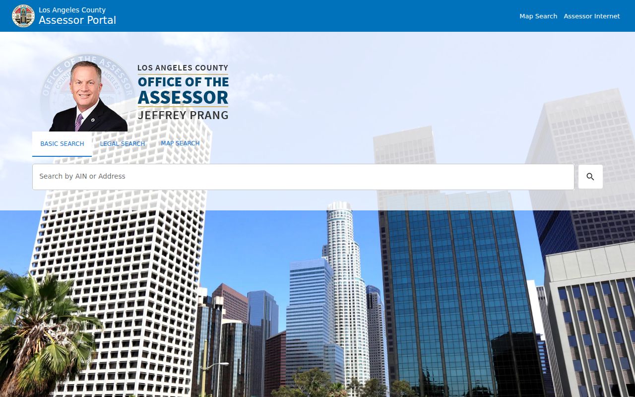 Inglewood people search using the Los Angeles County Assessor Portal