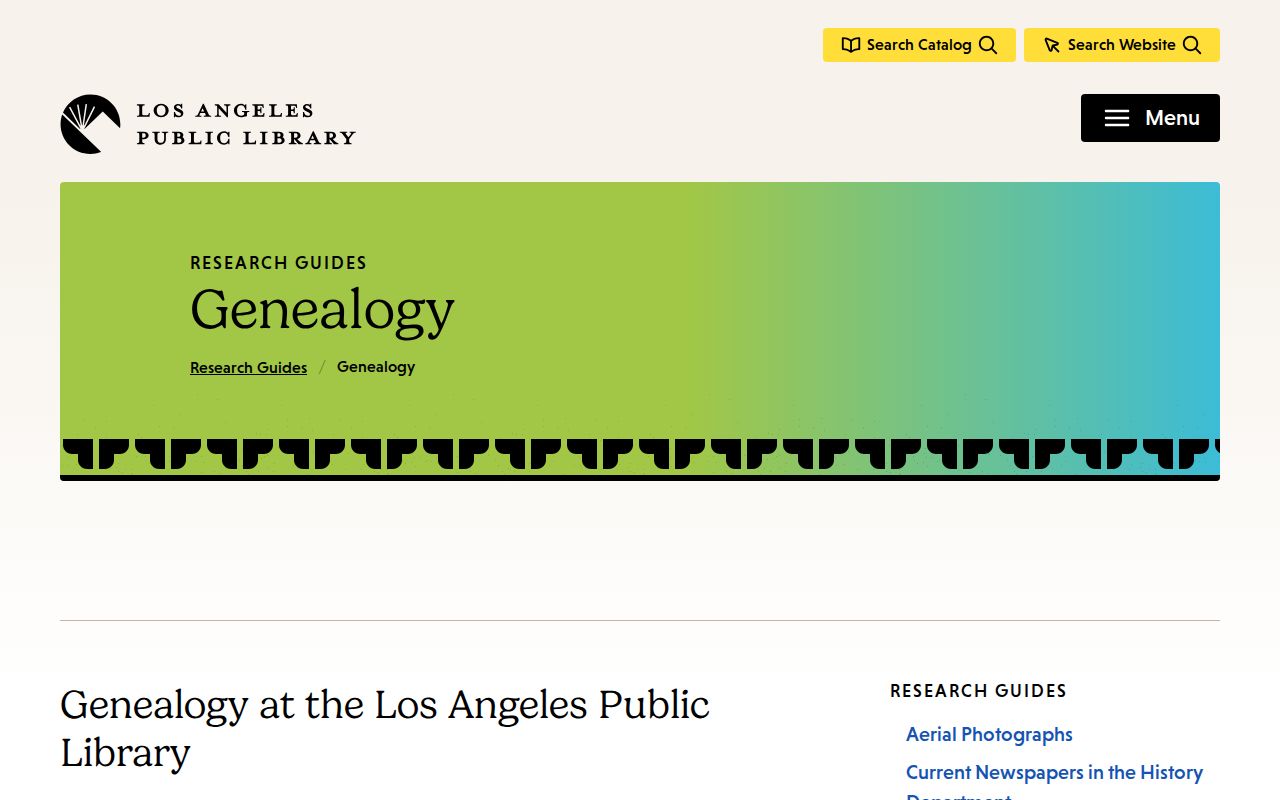 Inglewood people directories research through LAPL genealogy holdings